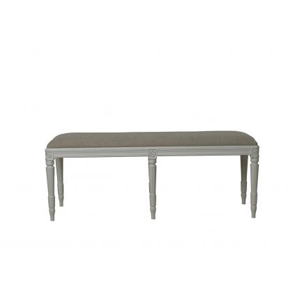 Gustaviansk pall-120 Antique White