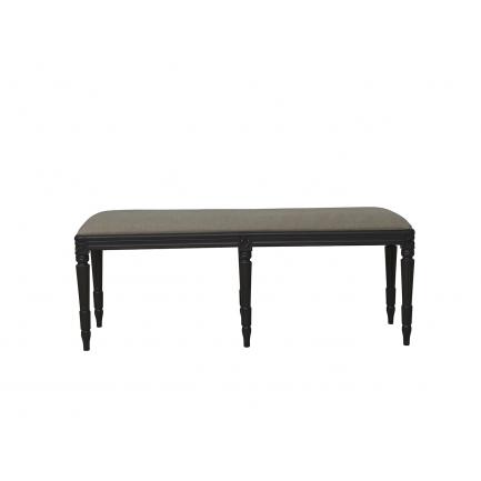 Gustaviansk pall-120 Charcoal