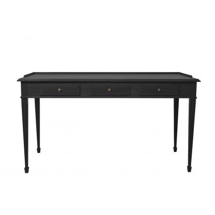 Sorgenfri skrivbord m 3 lådor i Charcoal